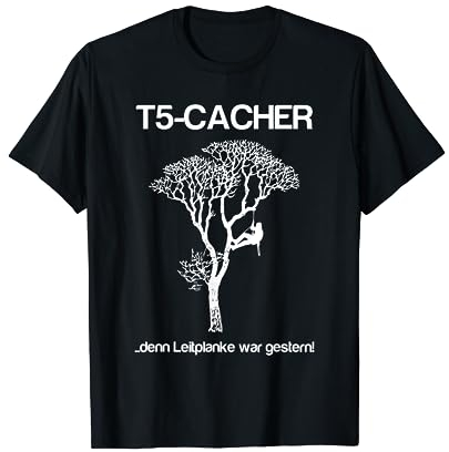 Geocaching und Klettern - T5 Shirt für Geocacher T-Shirt