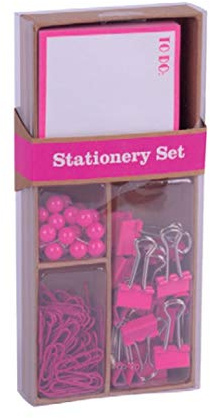 APLI 18424 - Büro-Set Fluor Collection - Rosa