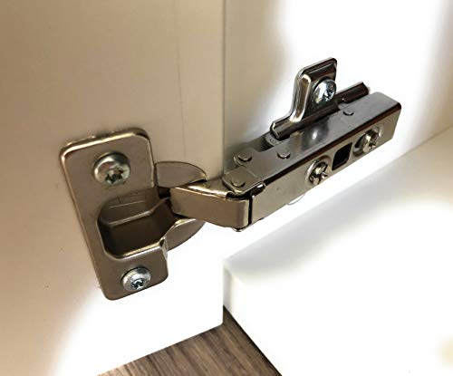 8er-Set Scharniere (neu) mit Softclose für Besta mit 8 Scharniere und 32 Schrauben