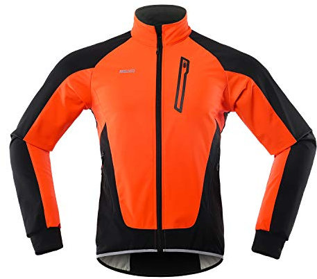 Lixada Herren Fahrradjacke, wasserdicht, winddicht, Thermofleece, Fahrrad, Jersey, MTB, Fahrrad, Reiten, Rennen, Herbst, Winter, Jacke, Mantel, geeignet für Radfahren, Laufen, Bergsteigen