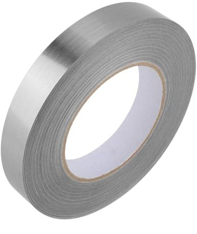 50m Veneer Edging Tape, Floor Gaps Sealing Tape Wall Crevice Sticker Self Adhesive for Living Room Bedroom Bathroom Kitchen(2cm/0.79in-Silver)