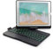 HENGHUI Étui avec clavier rétroéclairé rotatif à 360° pour iPad 6 iPad 5 Air 2 Pro 9,7 Clavier Bluetooth pliable intégré (iPad 5/iPad6/Air2/Pro 9,7, noir)