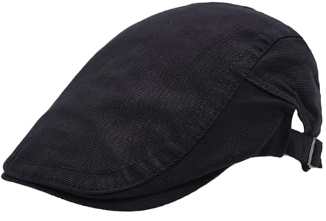 KeepSa Herren Newsboy Schiebermütze Flatcap Baumwolle Tellermütze Schlägermütze Gatsby Ivy Barett Cap Schirmmützen Hut Sommer Atmungsaktiv Verstellbare Vintage Cabbie Cap 56-59CM