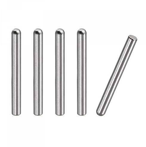 sourcing map Lot de 5 chevilles à tête ronde en acier inoxydable 304 - 5 x 50 mm