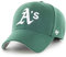 '47 MLB Oakland Athletics MVP Unisex-Baseballkappe, Verstellbar, Hochwertiges Design und Verarbeitung, White Logo, Dark Green