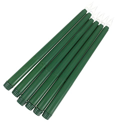 DOITOOL 6 Stücke Farbige Kerzenlichter Fernbedienung Grüne Kerze LED