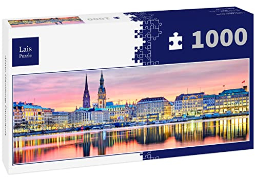 Lais Puzzle Alster Hamburg, Panorama 1000 Teile Panorama