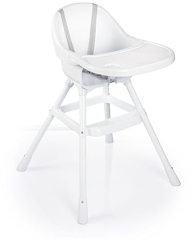 BabyGo Simple Hochstuhl weiß mit Esstisch | 5105