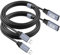BlueRigger USB 3.0 Extension Cable (5M - 2 Pack, 5 Gbps, Type A Male to Female Adapter Cord) - Long USB Repeater Extender for VR Headset, Printer, Hard Drive, Flash Drive, Keyboard, Mouse, Xbox