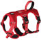 FEimaX Pettorina Cane Taglia Media, Pettorina h Cane Riflettente Antifuga, Imbracatura Anti Tiro Cani con Maniglia, Pettorina per Cani Regolabile per Corsa Addestramento, M, Rosso