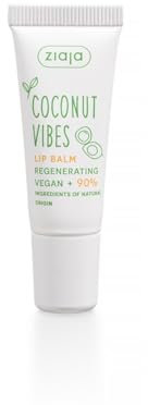 COCONUT & ORANGE VIBES | Bálsamo Labial Regenerador | 90% Ingredientes Naturales | Nutre y Suaviza | Aceite de Coco Orgánico y Manteca de Karité de ZIAJA