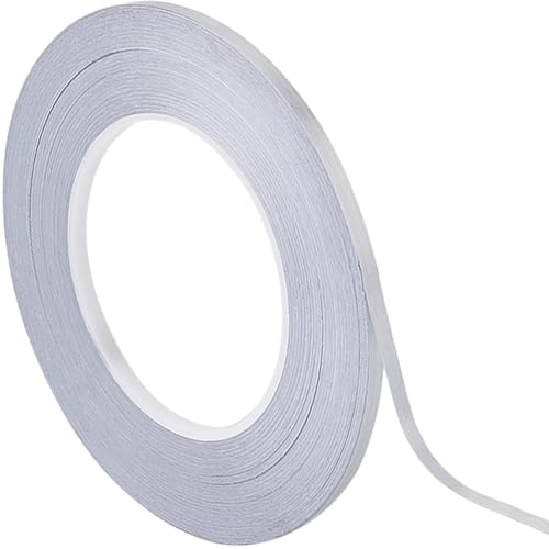 CRASPIRE Tile Seam Sticker Self-Adhesive Floor Tiles Silver Foil Lines PVC Waterproof Gap Sealing Foil Decor Tape Silver for Floor Decorative Trim Kitchen Wall (50mx0.5cm)