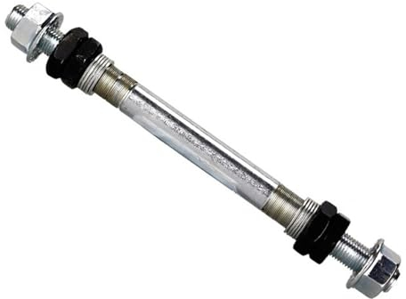 QAINKUN Schnellspanner Fahrrad Fahrradrad Naben Achsstahl Feste Spindelwelle Vintage Umwandeln in den Lager Hubs Road Skewer 150mm 180mm Fahrrad Schnellspanner (Color : Front 150mm)