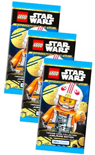 Lego Star Wars Karten Trading Cards Serie 5 - Jubiläum Sammelkarten (2024) - Auswahl (3 Booster)