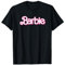 Barbie - Logo rétro rose et blanc T-Shirt