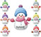 7 Stück personalisierte Weihnachtsornamente mit individuellem Namen Schneemann Familienornament für Weihnachtsbaumschmuck, Geschenke für Kinder Vater Mutter