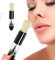 Pinceau à poudre de gaufrage, pinceau à poudre rechargeable, pinceau applicateur réutilisable, pinceau applicateur rétractable réutilisable, pinceau de maquillage à poils doux, outil d'application