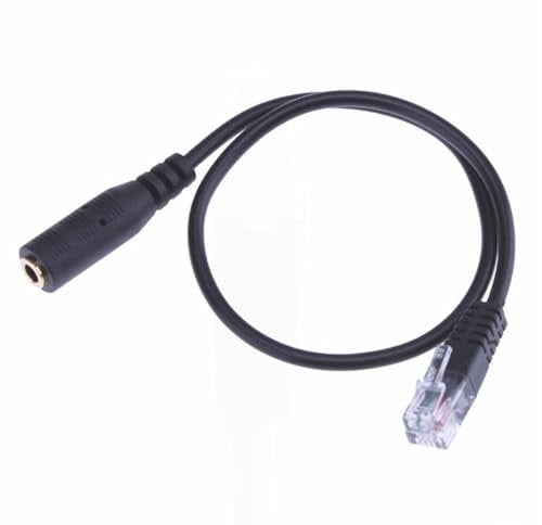 Adattatore Cavo Per Cuffie Da RJ9 A 3,5 Mm, Adattatore Per Cuffie Convertitore Adattatore Cavo Jack Femmina Da RJ9 A 3,5 Mm, Cavo Adattatore Per Cuffie Femmina Convertitore Stereo Cavo Telefonico