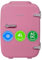 Abode Pink Mini Fridge A4CLR201P 4L/6 Can Portable Thermoelectric Mini Cooler & Warmer for Drinks, Cosmetics/Makeup/Skincare, AC/DC Power, Retro Style, For Bedroom, Home, Caravan, Car