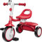 besrey Triciclo per bambini con campanello, triciclo per bambini da 18 mesi a 5 anni, per bambini da 2 a 4 anni, regali e giocattoli per ragazzi e ragazze, rosso