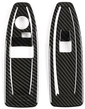 Interieur Dekor Für BMW 1 2 Serie F20 F21 F22 F45 F46 2014-2019 ABS Carbon Faser Auto-Styling Fenster Glas Lift Schalter Panel Rahmen Abdeckung Trim Auto-Innendekoration