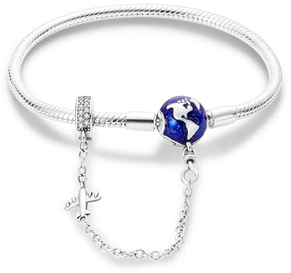 LIGHTDOG 925 Silber Schlange Kette Armband für Pandora Geeignet für europäische Charms Armband Perlen Geschenk für Frauen