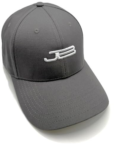 JESBRON Baseball Cap Herren Cap Basecap Kappe Hut Outdor Baseballkappe Caps Männer Damen Cap Baumwolle Sonnenmütze (DE/NL/SE/PL, Alphanumerisch, Einheitsgröße, Standard, Grau)