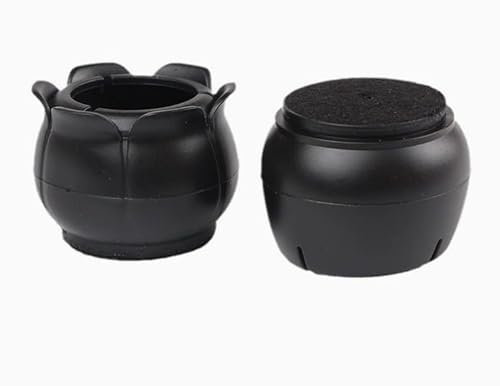 Annlpoy 40 pièces Protection Pied de Chaise Silicone Patin Tampon chaises Ronds Pieds de chaises Protection de Sol, Convient pour 12-16 mm Pieds Ronds, pour Tables, chaises et Meubles de Bureau, Noir