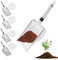 Yuragim 4 Stück Gartensieb aus Edelstahl, Kompostsieb mit Griff, Erdsieb für Garten, Gartensieb Erde, Sandsieb, Sieb für Erde,Steine,Kompost,Unkraut,Sand,Schotter und Saatgut (2/2,8/3,8/5mm Masche)
