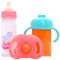 3Pcs Baby Doll Bottles Set with Pacifiers, Cute Magics Baby Doll Bottles with Disappearing Milk or Juice, Funny Simulation Dolls Accessories for Kids Gift, Toy for Dolls