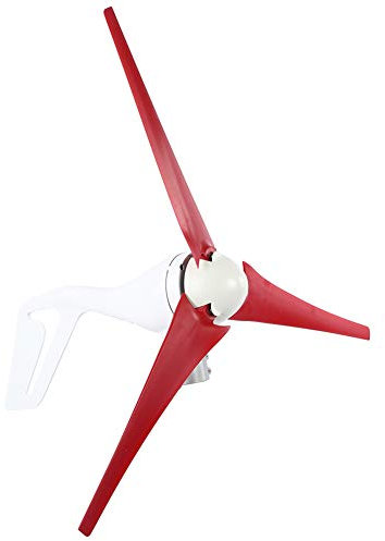 Marhynchus Generador de Viento de 100 W Generador de Energía de Viento de 3 Cuchillas Generador de Molinos de Viento de Fibra de Nylon Adecuado para Uso Doméstico (24V)