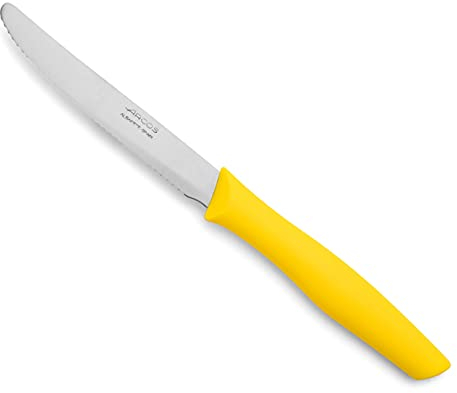 Arcos Tischmesser Serrado - Edelstahlklinge NITRUM 110 mm - Ergonomischer Griff Polypropylen - Serie Nova