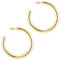 PAVOI 14K Gold Lightweight Chunky Open Hoop | Golden Hoop Earrings for Women, Metal
