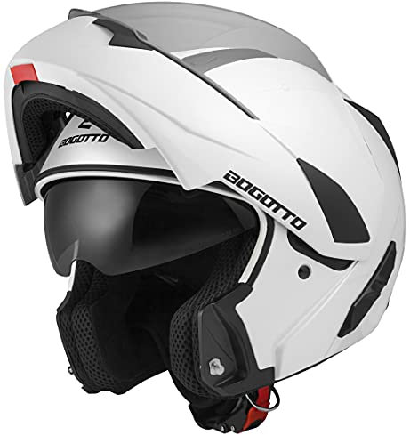 Bogotto V280 Klapphelm, weiß, XS