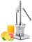 ROYALFORD Manual Citrus Juicer | Hand Press Juice Extractor for Orange Lemon & Lime | Heavy-Duty Cast-Iron Base with Lever Arm | Stainless Steel Cup & Strainer | Anti-Slip Rubber Base for Stability