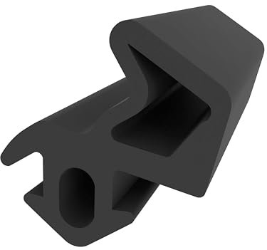 Anschlagdichtung für Schüco Fenster - Schwarz - 6 Meter - Türdichtung - Abdichtung - Kunststofffensterdichtung - Fensterdichtung