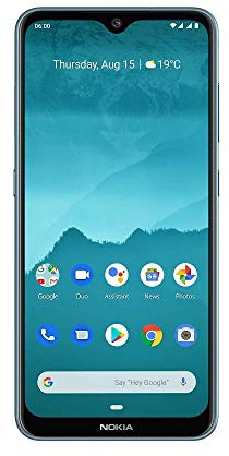 Nokia 6.2 6.3-Inch Android UK SIM-Free Smartphone with 4GB RAM and 64GB Storage (Dual SIM) – Ice (Refurbished)