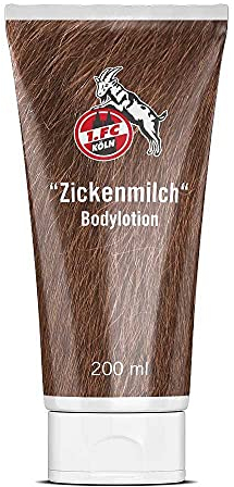 1. FC Köln Bodylotion - Zickenmilch - Lotion, Körpercreme - Plus Lesezeichen I Love Köln