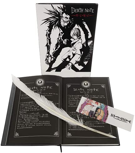 Death Note Notizbuch Japanisches Anime-Notizbuch mit Federstift, Schreibtagebuch, Death Note-Kostüm, Cosplay