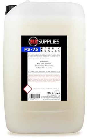 HLS Supplies 25L FS-75 Fabric Sealer - Waterproof Spray for Fabric - Tent Waterproofing for Awnings, Boat Covers, Garden Furniture