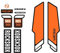 Adesivi compatibili con forcella Rock Shox Reba mod-2 29''