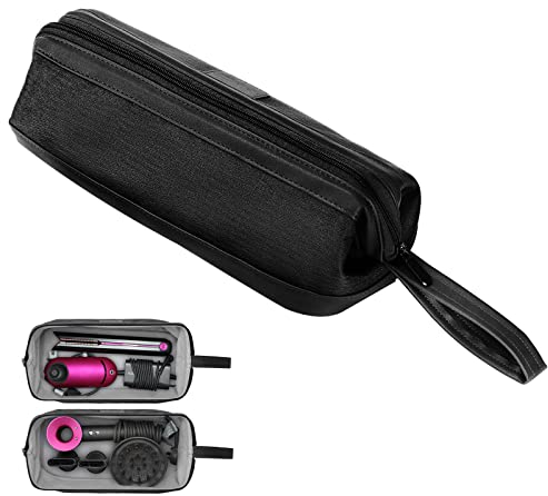 KEESIN Travel Case Carrying Case Universal Storage Bag for Dyson Supersonic Hair Dryer HD01 HD03 / for Dyson Airwrap Styler Hair Straightener and Accessories, Cosmetic Organizer Case (Black)