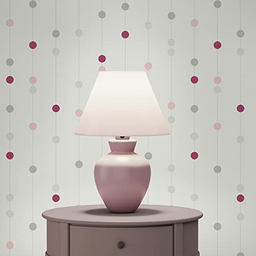 Tapete Punkte Kreise Carmela M1-No.2005 | Vliestapete | Lila | Grau | Geometrisch