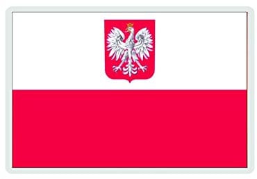 Poland Flag Fridge Magnet Gift - Cute Polish Novelty Birthday Present