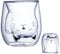 XiXiRan Doppelwandige Gläser, Isoliergläser, Süße Tassen, Teeglas , Kaffeeteegläser (200ML) (Glückliche Katze)