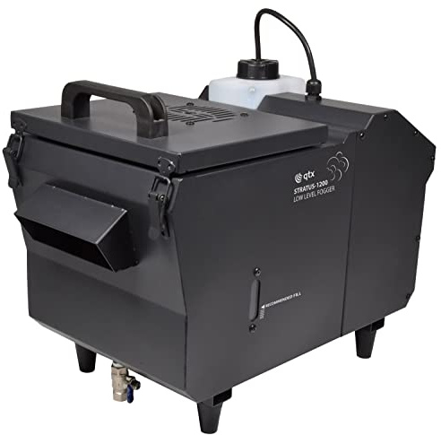 QTX STRATUS-1200 Máquina de niebla FX de bajo nivel con control remoto inalámbrico | 1200 W