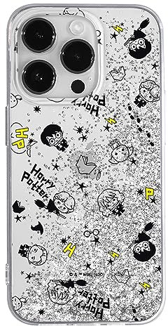 ERT GROUP Mobile Phone Case for Apple iPhone 14 Pro, Original and Officially Licensed Harry Potter Pattern Harry Potter 027, Perfectly Adapted to the Shape of the Mobile Phone, with Glitter Overflow