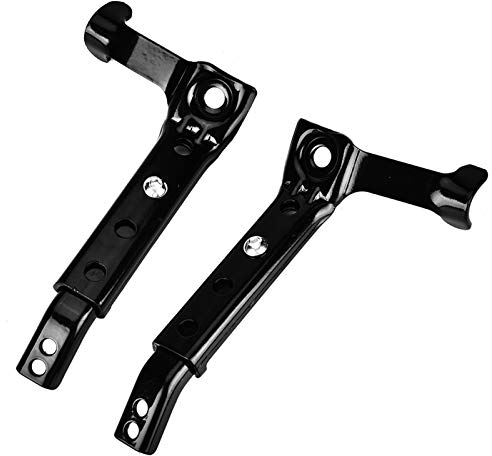 Psytfei 1 Paar Fahrrad-Stützräder, Fahrrad-Stützräder Mit Variabler Geschwindigkeit, Montiertes Kit Für Fahrradstabilisatoren Für Kinderfahrräder von 16 Bis 22 Jahren(Schwarz)