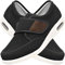 Chaussures Orthopédiques Homme Chaussures De Marche Personnes âGéEs Gonflés Arthrite Oedème Swollen Pantoufle Pieds EnfléS AprèS Une Blessure Chaussures OedèMe (Color : Black, Size : 46 EU)