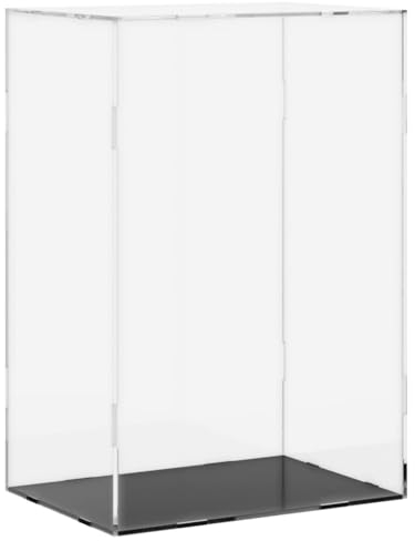 vidaXL Vitrine, Schaukasten Staubschutz, Sammlervitrine für Sammlerstücke Spielzeug Figuren, Ausstellungsbox Acrylbox, Transparent Acryl